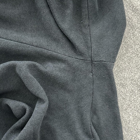 Aviator Nation Sweatpants Womens XS Black Rainbow 5 Stripe Fleece Joggers USA - Picture 7 of 7